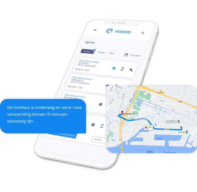 Buitendienst planning software